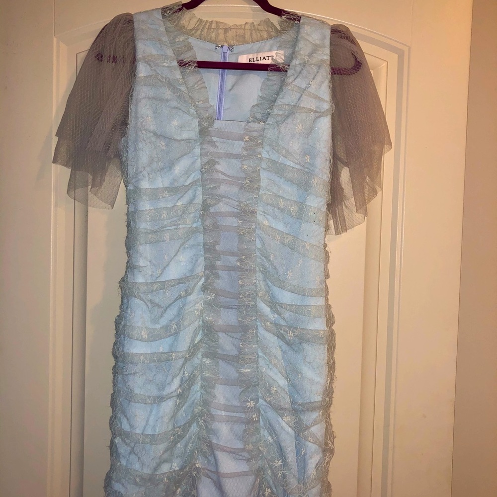 Baby Blue Laced dress